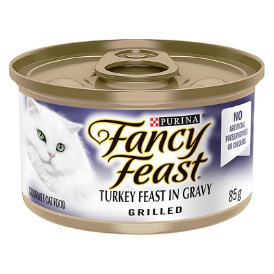 Fancy Feast Festin de Dinde Grille en Sauce Nourriture pour Chats 85 g