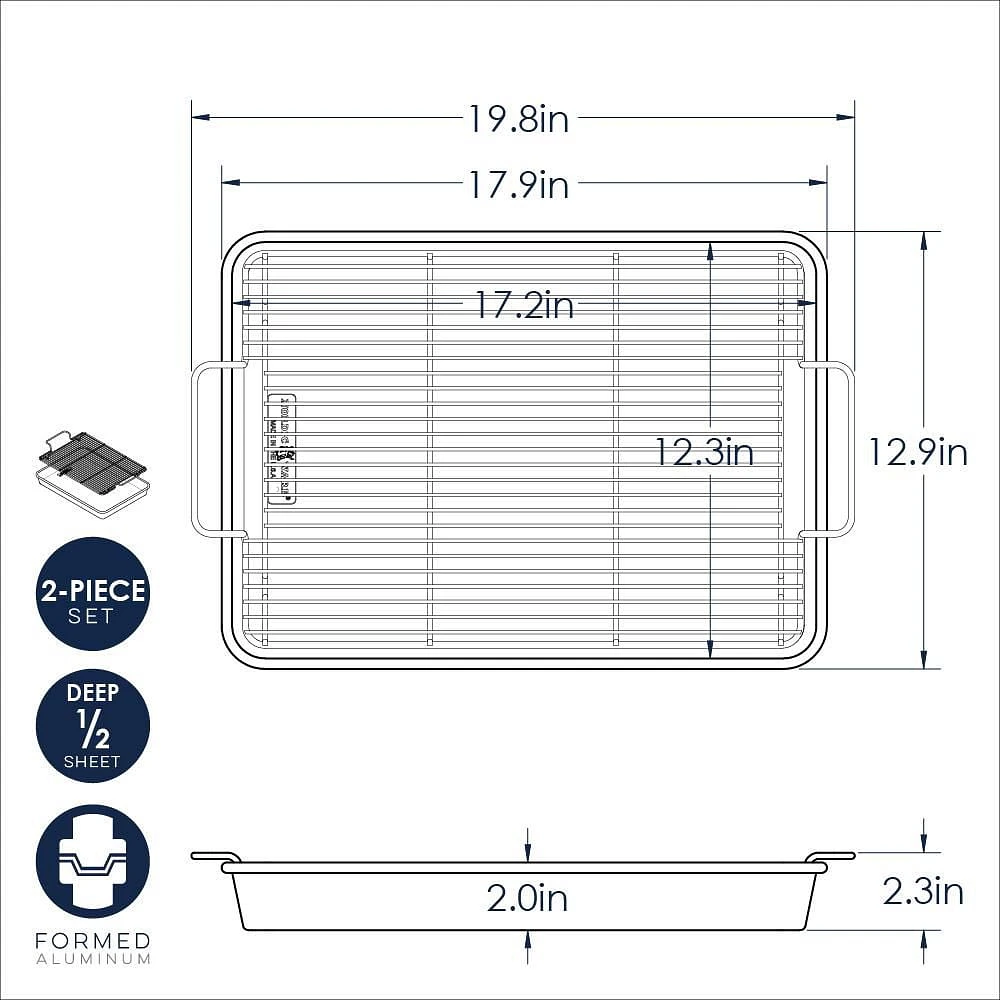 Nordic Ware Extra Large Oven Crisp Baking Tray