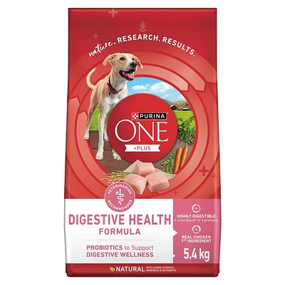 Purina ONE SmartBlend Formule pour la Santé Digestive Poulet, Nourriture Sèche pour Chiens 5,4-9,5kg