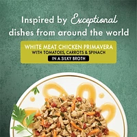 Fancy Feast Medleys White Meat Chicken Primavera in a Silky Broth, Wet Cat Food 85 g, 85 g