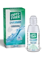 OPTI-FREE® PureMoist with HydraGlyde Travel Size, Multipurpose Contact Lens Solution, Travel Size 120 ml