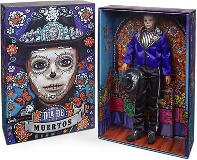 Barbie Ken Día De Muertos2023, poupée signature à collectionner