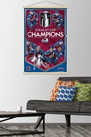 NHL Colorado Avalanche - Stanley Cup Champions Wall Poster