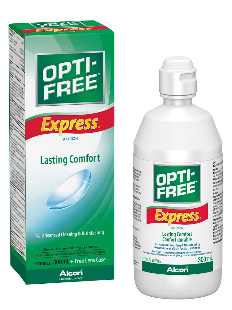 OPTI-FREE® Express, Multipurpose Contact Lens Solution, 300 mL