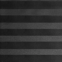 Hometrends Microfiber Stripe Tablecloth, 60" x 120" Rectangle, Black