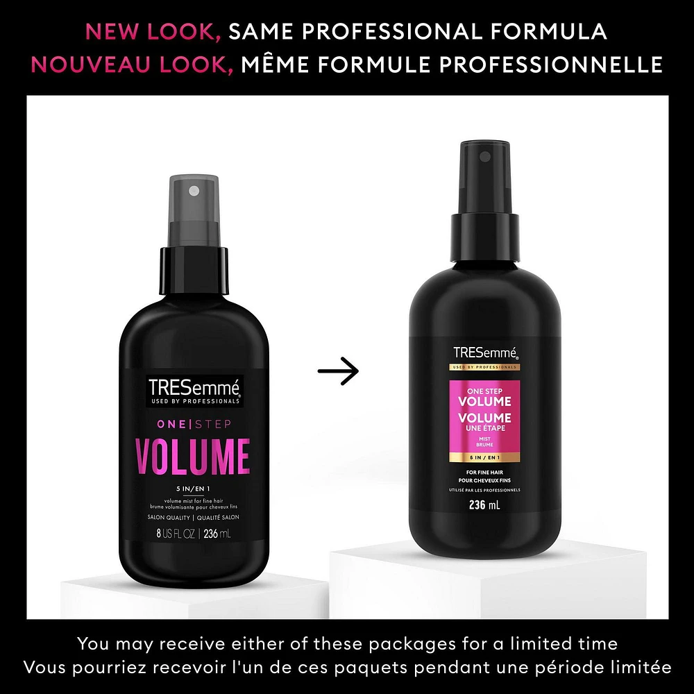 Brume Volumisante 5 en 1 TRESemmé One Step 236 ml Brume Volumisante