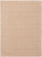 ECARPETGALLERY 4'9" x 6'8" Transitional Collage Handmade Area Rug for Living Room, Dining Room and Bedroom in Brown