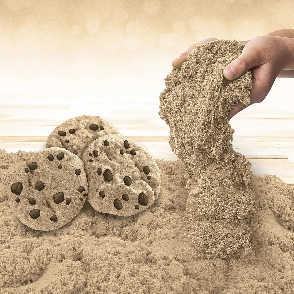 Kinetic Sand Scents, 8oz Light Brown Dough Crazy Scented Kinetic Sand, for Kids Aged 3 and up