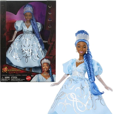 Disney Descendants: The Rise of Red – Queen Cinderella Fashion Doll with Movie-Inspired Royal Gown & Accessories, Ages 3Y+