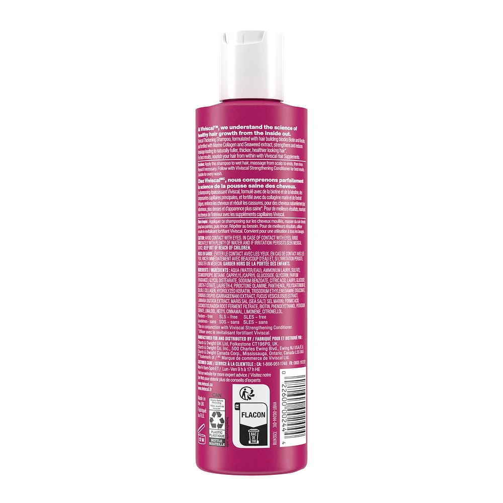 VIVISCAL THICKENIING SHAMPOO WITH BIOTIN AND KERATIN FOR FULLER, HEALTHIER LOOKING HAIR