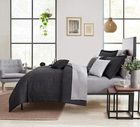 Mainstays Gray Textured 10-Piece Bed in a Bag Coordinating Bedding Set