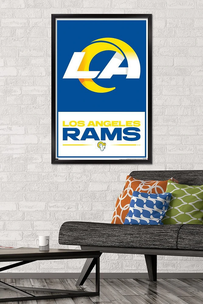 NFL Los Angeles Rams - Logo 21 Wall Poster