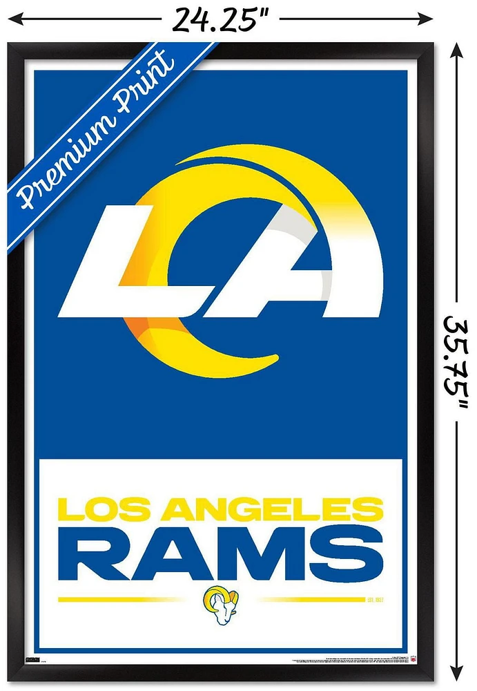 NFL Los Angeles Rams - Logo 21 Wall Poster