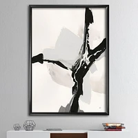 Designart Abstract Neutral III Framed Wall Art