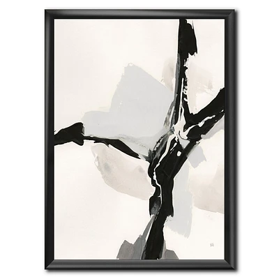 Designart Abstract Neutral III Framed Wall Art