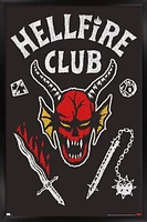 Netflix Stranger Things: Season 4 - Hellfire Club Wall Poster