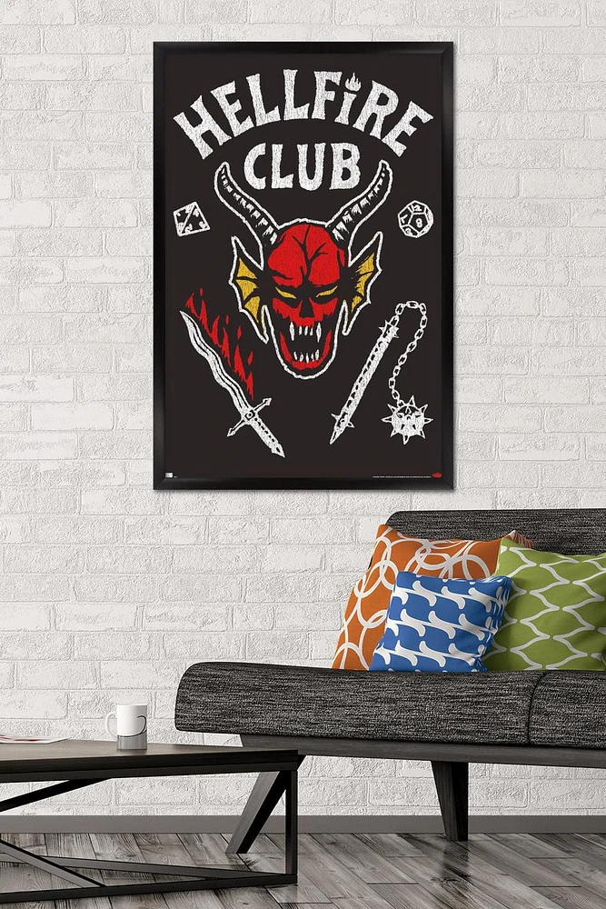 Netflix Stranger Things: Season 4 - Hellfire Club Wall Poster