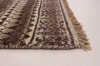 ECARPETGALLERY 4'11" x 7'11" Moroccan Tangier Hand-knotted Area Rug for Living Room, Dining Room and Bedroom in Brown