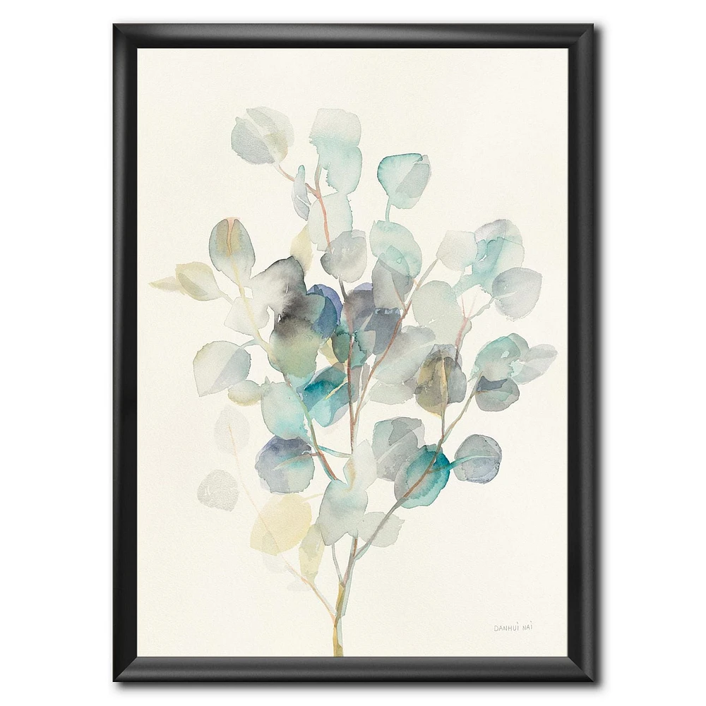 Designart Eucalyptus leaves I Framed Wall Art