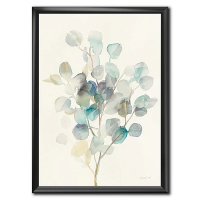 Designart Eucalyptus leaves I Framed Wall Art