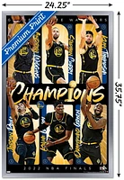 NBA Golden State Warriors - 2022 Finals Champions Wall Poster, 22.375" x 34" Framed