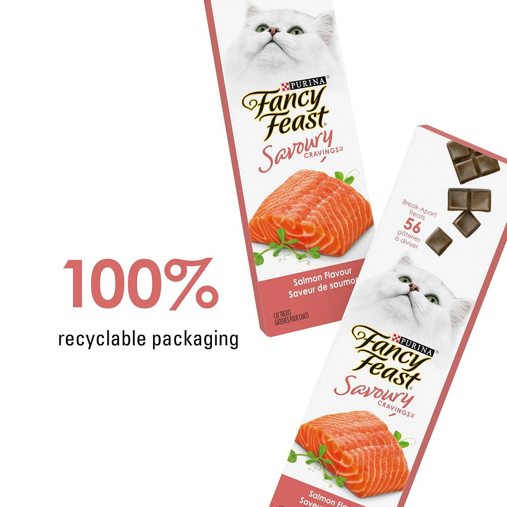 Fancy Feast Savoury Cravings Salmon Flavour, Cat Treats 28 g, 28 g