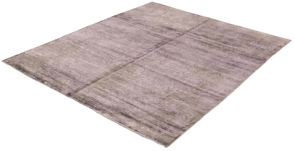 ECARPETGALLERY 8'0" x 9'9"  Transitional Galleria Hand Loomed Area Rug for Living Room, Dining Room and Bedroom in Purple