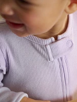 Carter's Child of Mine Baby Girls' Sleep n Play Purple Ruffle, Size Preemie - 6/9 Months