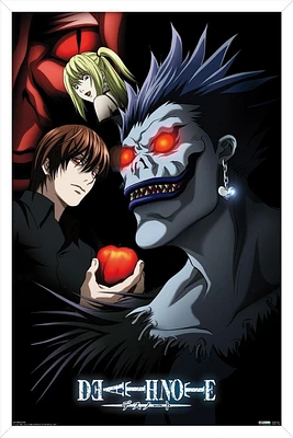 Death Note - Group Wall Poster, 22.375" x 34" Framed