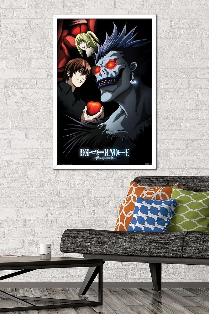 Death Note - Group Wall Poster, 22.375" x 34" Framed