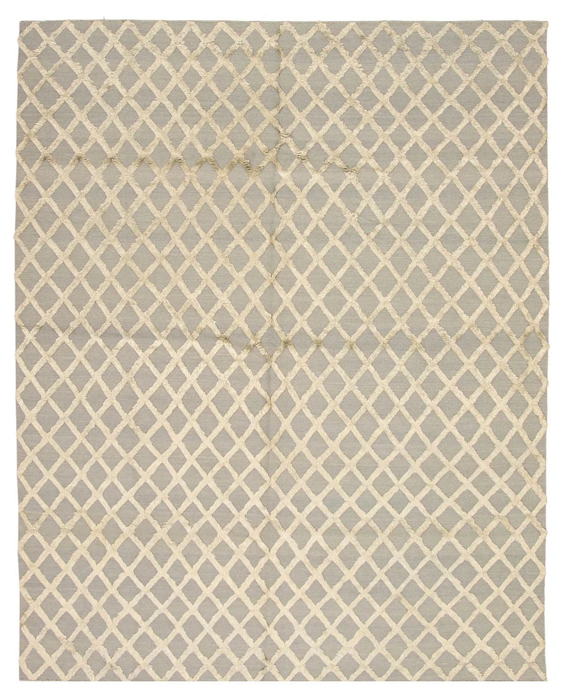 ECARPETGALLERY 9'1" x 11'5" Carved Cambridge Hand Made Area Rug for Living Room, Dining Room and Bedroom in Yellow