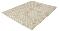 ECARPETGALLERY 9'1" x 11'5" Carved Cambridge Hand Made Area Rug for Living Room, Dining Room and Bedroom in Yellow