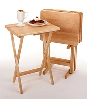 Winsome Alex 5-Pc Snack Table Set, Natural