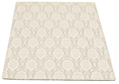 ECARPETGALLERY 3'10" x 6'0" Floral Collage Handmade Area Rug for Living Room, Dining Room and Bedroom in Ivory