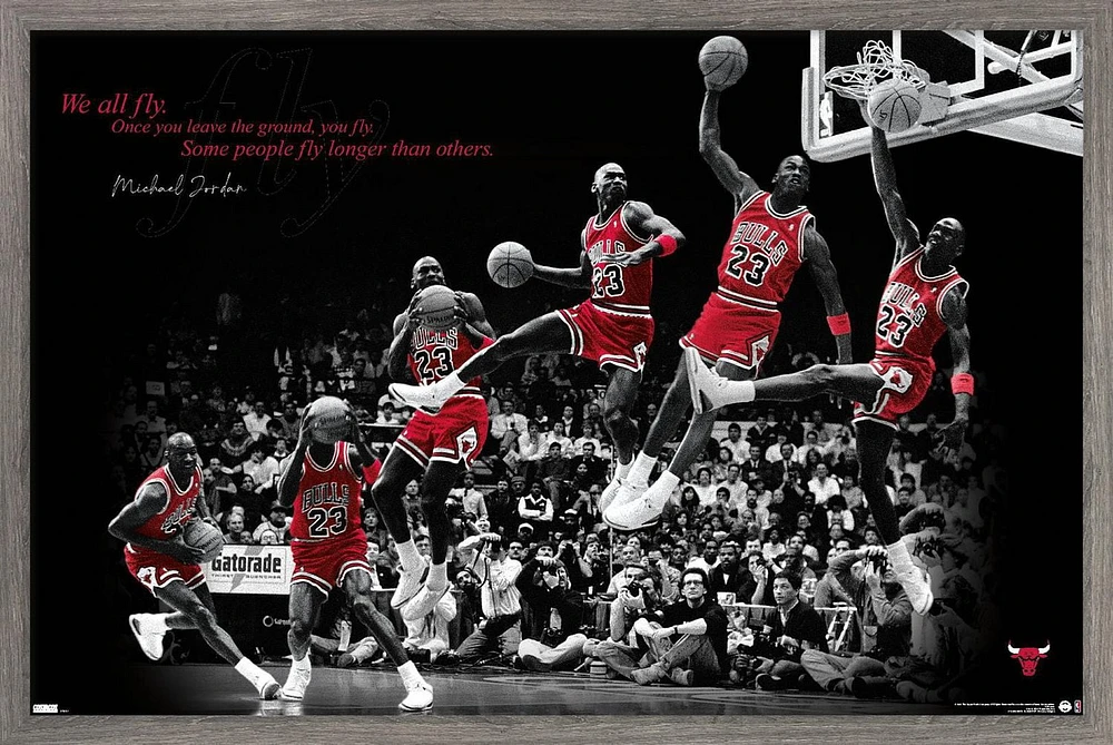 Michael Jordan - Fly Wall Poster