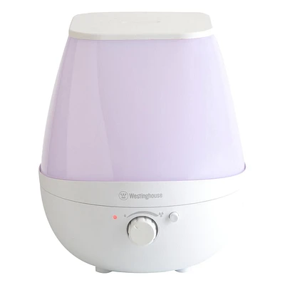 WESTINGHOUSE 2L COOL MIST ULTRASONIC COLOR CHANGING HUMIDIFIER, MULTI COLOR NIGHT LIGHT