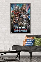 Marvel Thor: Love and Thunder - Amazing Wall Poster, 22.375" x 34" Framed