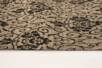 ECARPETGALLERY 3'11" x 5'10" Transitional Collage Handmade Area Rug for Living Room, Dining Room and Bedroom in Ivory