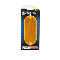 Quick Mount Oblong Reflector 2 Pk Amber