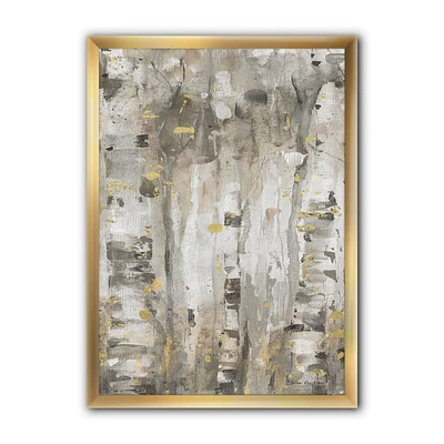 Designart The Modern Grey Forest II Framed Wall Art