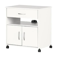 South Shore Smart Basics Microwave Cart on Wheels