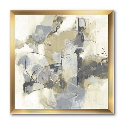 Designart Glam Cream Dream III Framed Wall Art