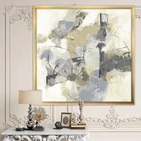 Designart Glam Cream Dream III Framed Wall Art