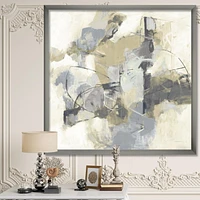 Designart Glam Cream Dream III Framed Wall Art