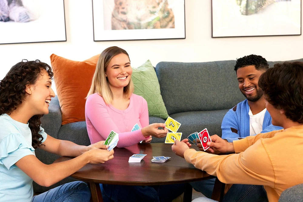 UNO Teams Card Game for Family Nights, Game Nights, Travel, Camping & Parties