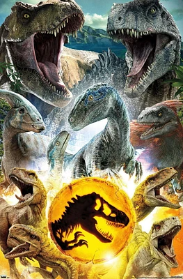 Jurassic World: Dominion - Group Wall Poster, 22.375" x 34"