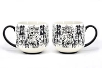 Ma Maison Black & White Dog Mug, 500ml (17oz) Mug