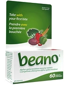 Beano Alpha-galactosidase Enzyme Tablets,, 60 Tablets