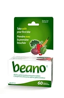 Beano Alpha-galactosidase Enzyme Tablets,, 60 Tablets
