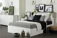 South Shore Vito Queen Storage Bed (60'') with 2 Drawers